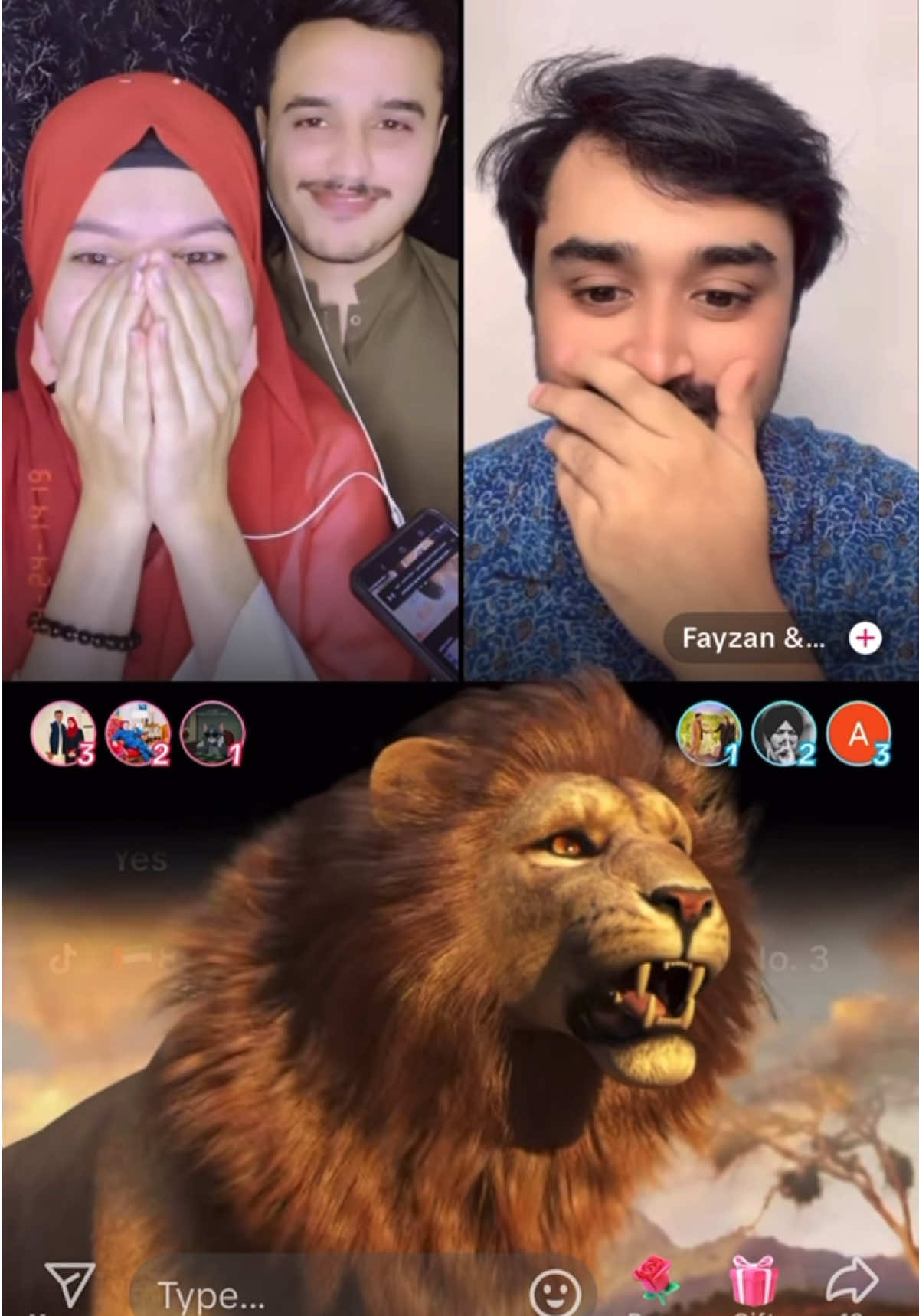 Sb Ko Hila Dala😂❤️@COMMANDO.     #ayeshaumair #trending #tiktok #husbandwife #chumair 