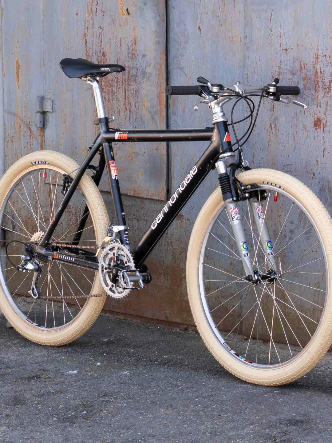 Cannondale looks fast even standing still #mtb #shimano #vintagebikes #asmr #restoration #mountainbike #rockshox