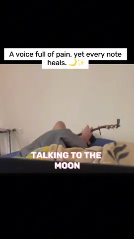 Singing from the heart, straight to the moon...... Talking To The Moon (cover) video credit: @rifqiftr