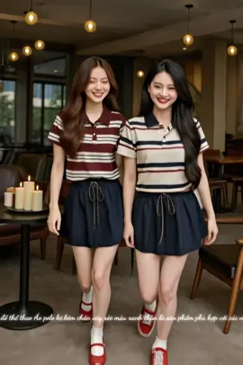 Set Đồ Thể Thao PoLo Kẻ#xuhuongtiktok #setdonu #setdobonu #setdobohottrend #setbonuthoitrang 