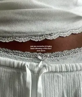 this is so pretty 🤍 || #lace #jeans #girl #fashion #fyp 