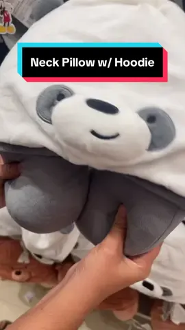 Cutieee!!! #neckpillowwithhood #neckpillow #travelpillow #comfortable #miniso 