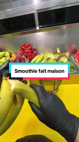 Smoothie fait maison #recette #debloquemesvue🥲🙏🏽 