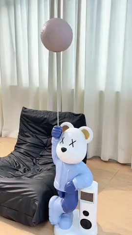 Gấu decor phát sáng, đồng hồ thông minh loa nghe nhạc.