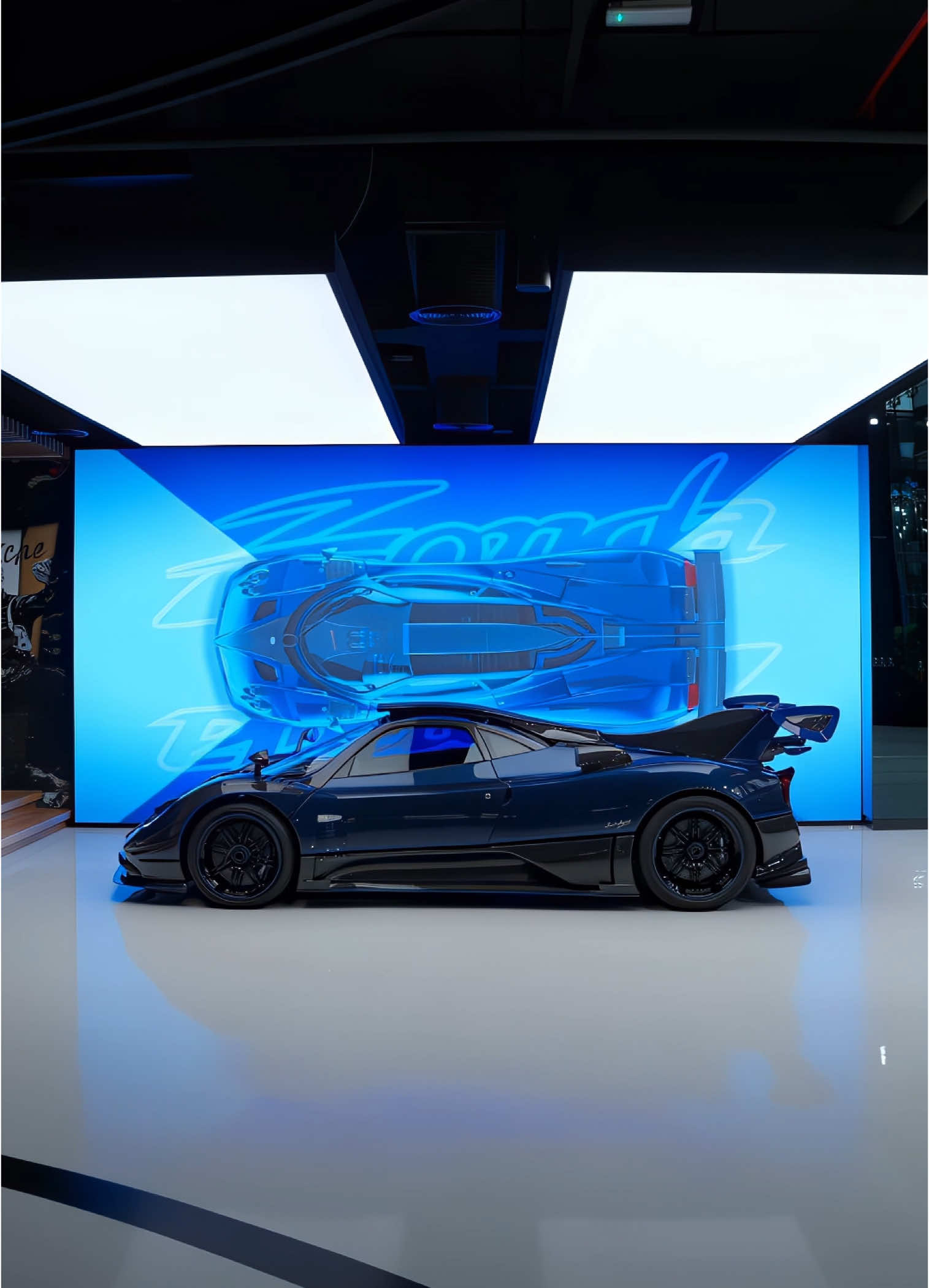 Zonda is enough to chill your bones 🥶  - 1 of 1 Pagani Zonda 760 by Mileson  #cartok #fyp #pagani #zonda #rarecars #dubai