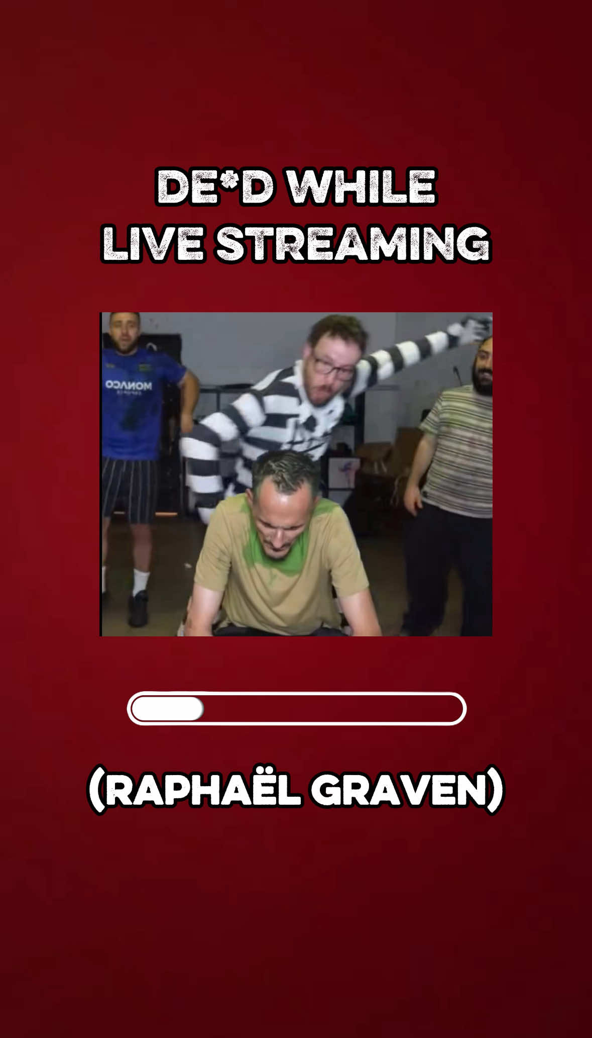 The tragic passing of Jean Pormanove  alias Raphaël Graven. His story must be shared so something like this never happens again. #truecrime #analoghorror #creepy #horrortok #jeanpormanove