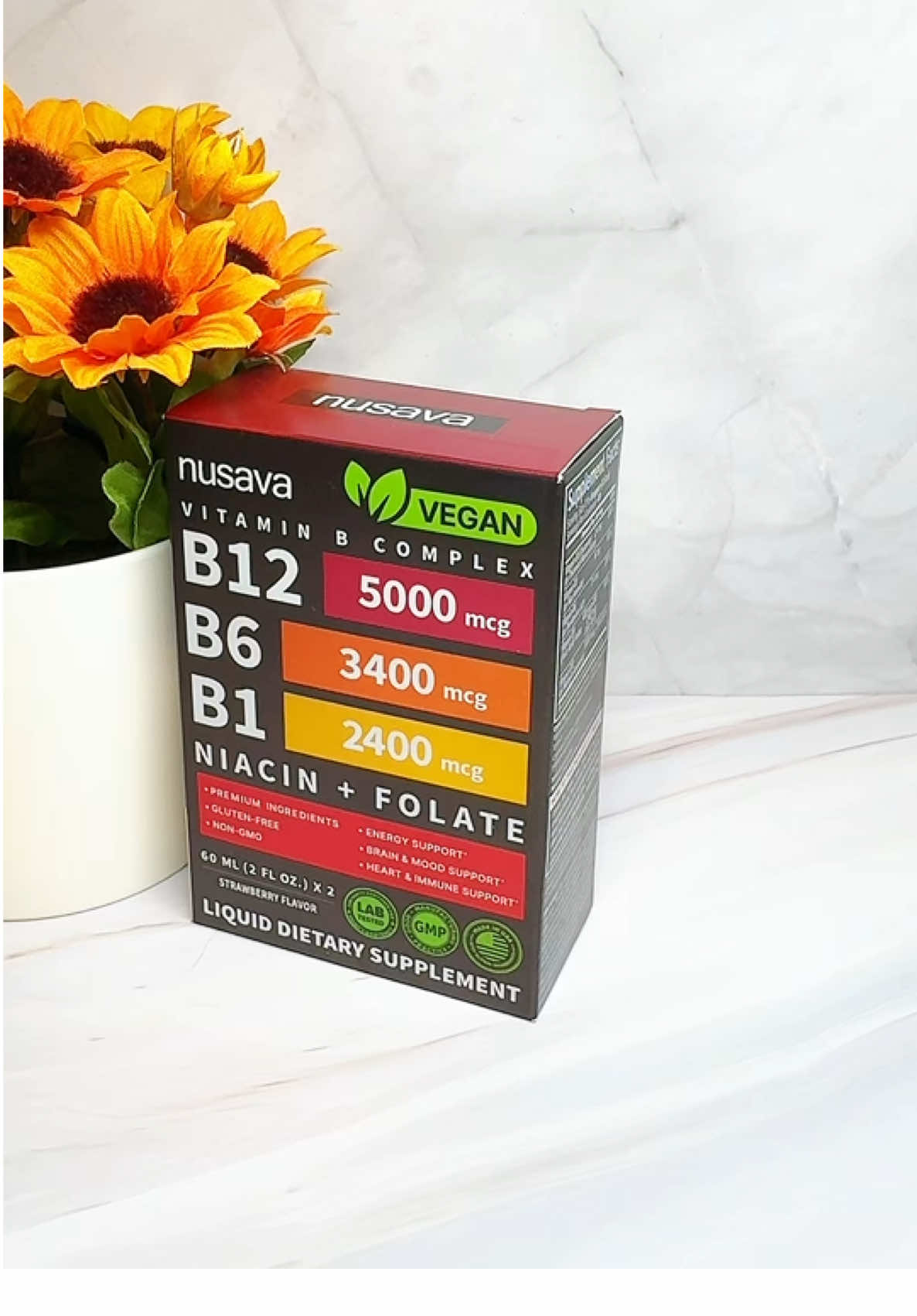 Nusava B12 Drops for Energy#nusava #drops #dietarysupplement #suplemento #suplementosnaturales 