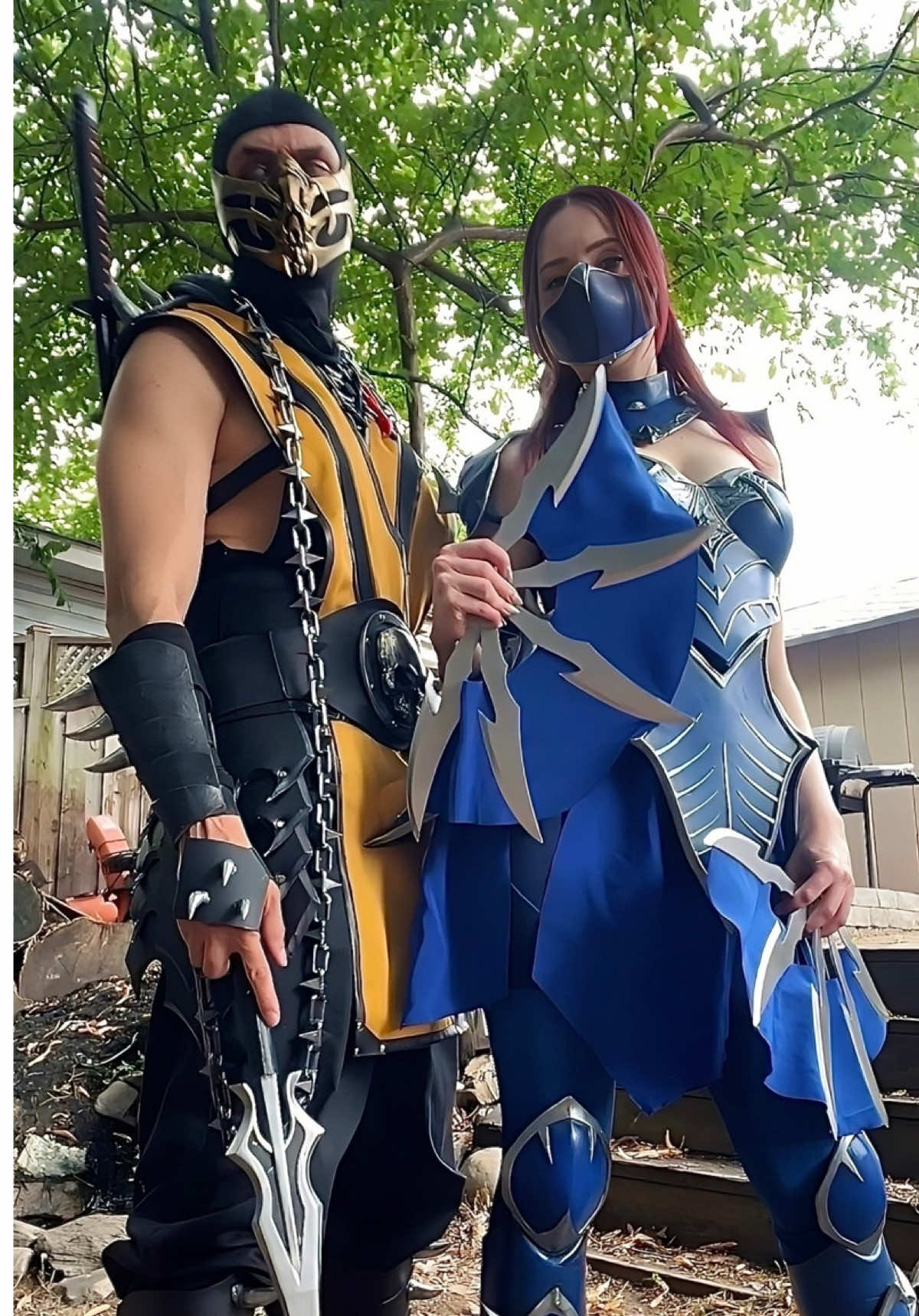 Rate this transition 1-10!! 🔥🔥🔥 @iv_cosplay  #Transition #MortalKombat #FanExpo  