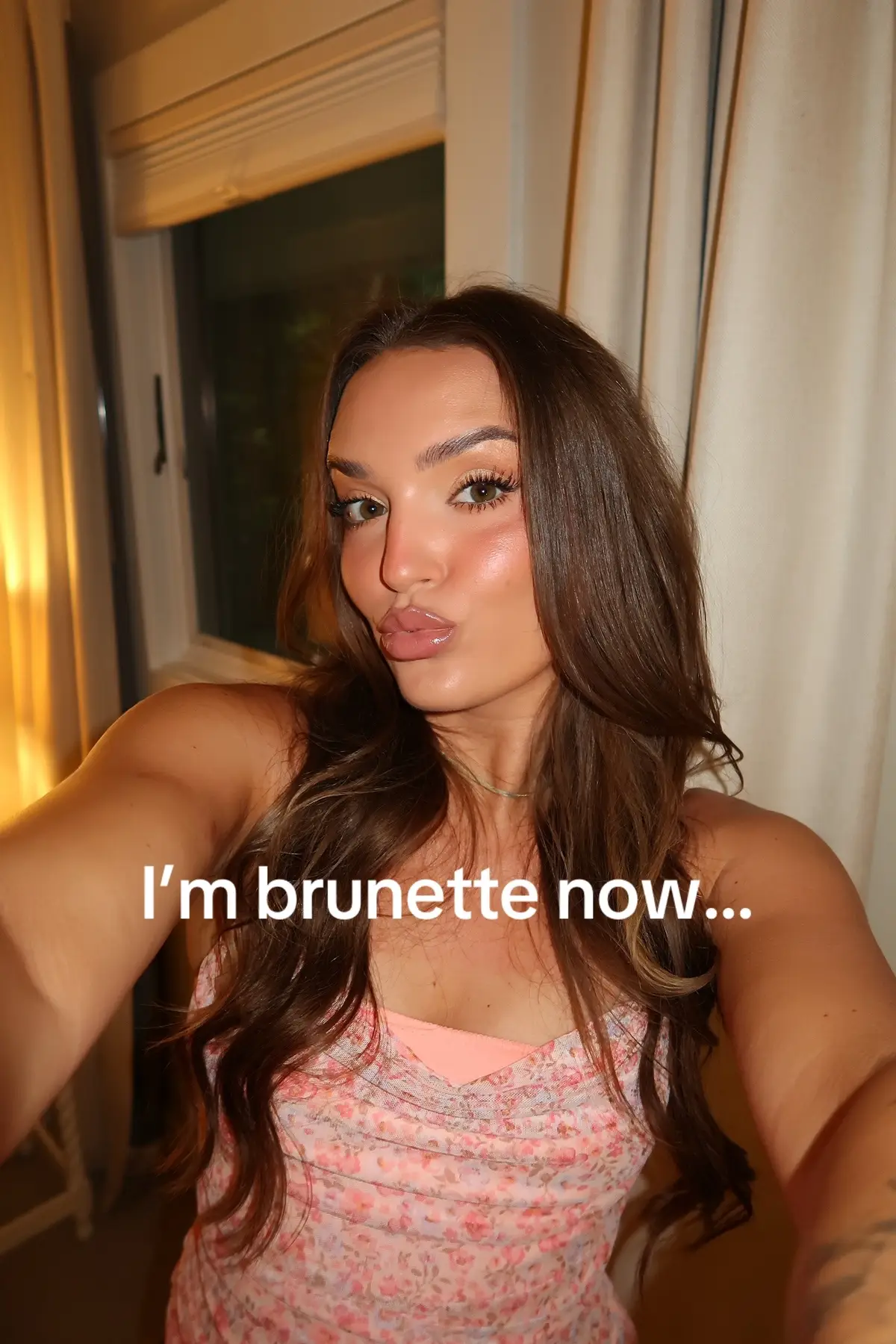 Should I go blonde again or stay brunette?! #therewasatime #brunette #blonde #hairgoals 