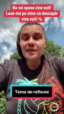 Nu-mi spune cine ești. Lasă-mă pe mine să descopăr cine ești! 👏🏼👌 #sundayreset #unitate #romania #foryou #andreeapromo  @✨AndreEA Secundar✨ @✨NEGOȘANU✨ 