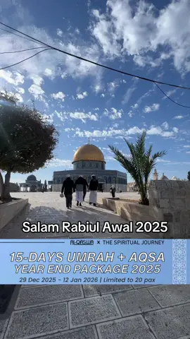 Salam Rabiul Awal. Mari kita ikut jejak langkah Rasul SAW and ziarah baginda bersama. Tinggal 14 slots lagi. #umrahsg #melayusg #fypsg🇸🇬 