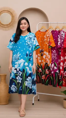 🌸 Caption + Hashtag: Tampil cantik & tetap nyaman di rumah 💕 Daster jumbo bahan rayon premium, adem banget dipakai seharian 😍 Busui friendly, fit sampai XXL ✨ Cuma Rp35.000 aja loh ‼️ Buruan sebelum kehabisan 🔥 #dastermurah #dasterjumbo #dastercantik #ootdrumah #dasterkekinian 
