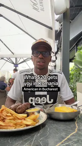 American in Romania spending Robux and trying Romanian Foods: Mici & Mămăligă 📍@Pizzico Constanta 
