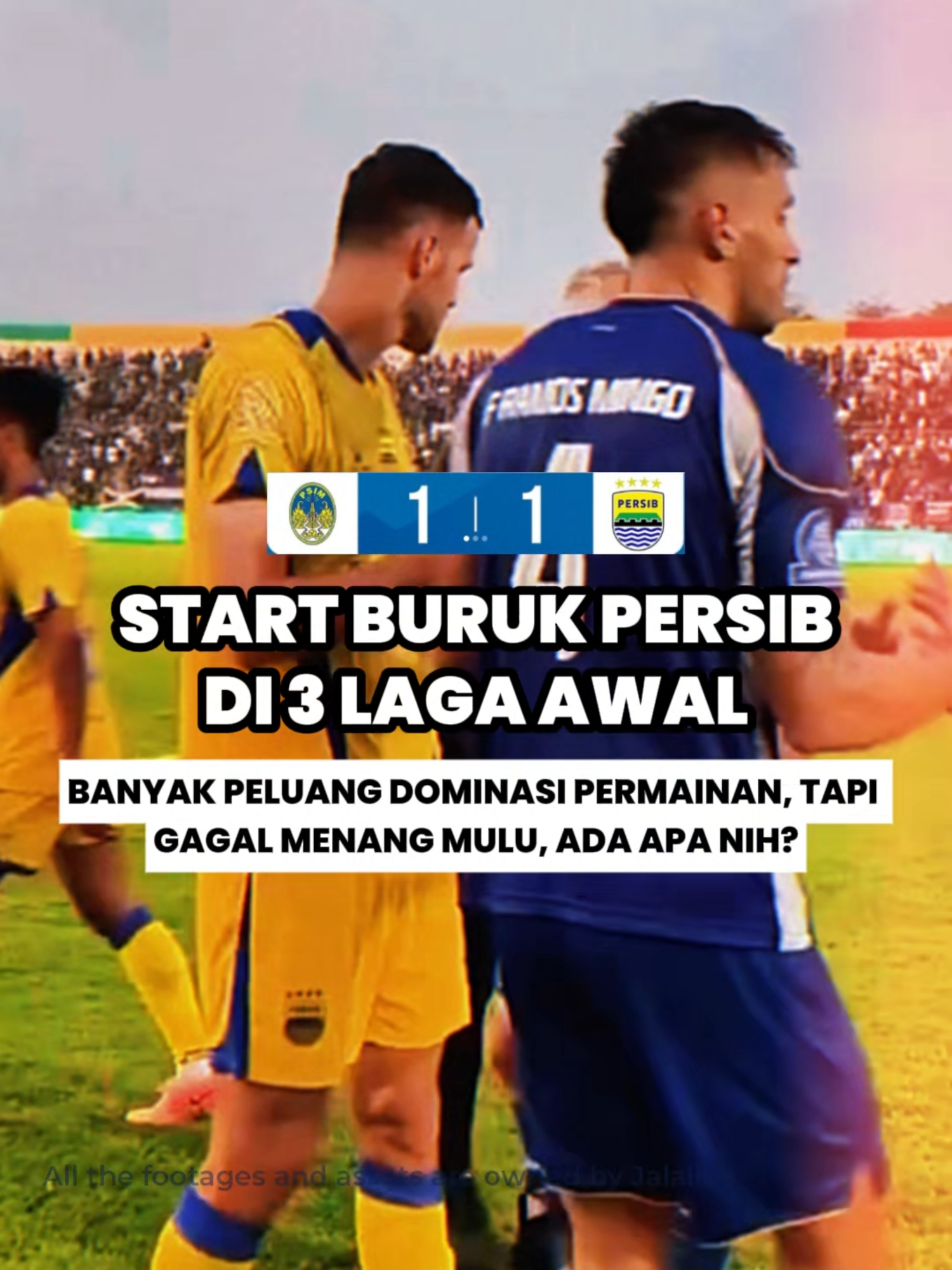 Ada apa dengan Persib Bandung? Selalu Dominasi permainan, banyak peluang, tapi gagal menang mulu. hari ini gagal penalti 2x lawan PSIM! #persibbandung #persib #psimjogja #brisuperleague #beritabola #fypbola #bobotoh #persibday