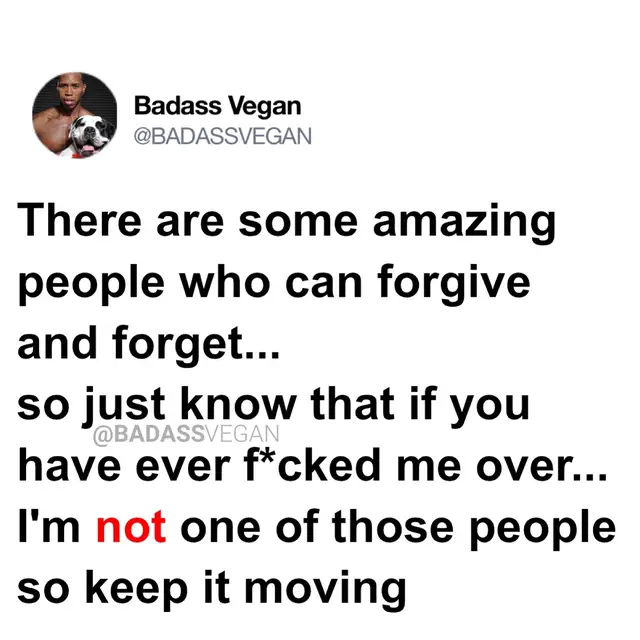 I'm not the one for the 