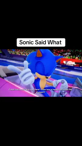 What do you mean by that Sonic #fyp #sonicthehedgehog #sonicracingcrossworlds #sega #viral 