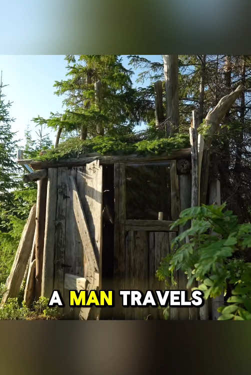 Building a Log House from Sea Wood on a Remote Island in the North #betelhem #bushcrafting #bushcraftsurvival #outdoorlife #bushcraftshelter #survived #wilderness #building #shelterbuilding 