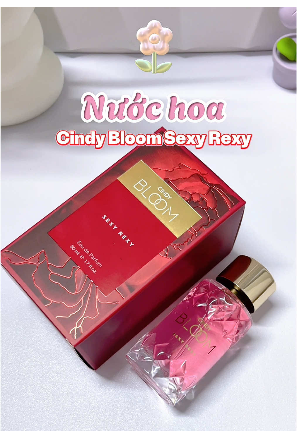 Mê mùi sữa tắm quá nên tui chốt lun em nước hoa Cindy Bloom Sexy Rexy 🌸 Mùi ngọt ngào, sexy nhưng vẫn dễ dùng hằng ngày 👉 Nàng nào mê hương quyến rũ thì thử ngay nha! #nuochoaCindy #CindyBloom #SexyRexy #reviewnuochoa #nuochoanu