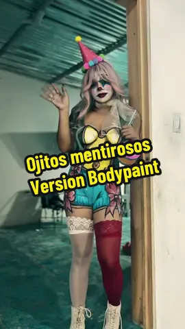 #ojitosmentirosos #bodypaint 