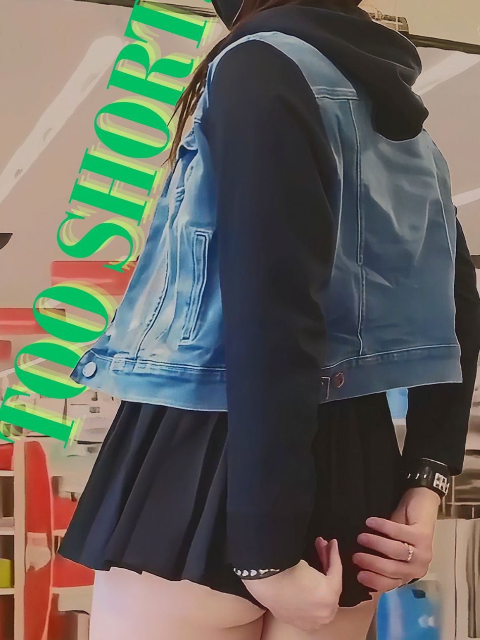 Is this skirt too short? 😳 #FemboyFashion #Transfemme #FemboyTiktok 