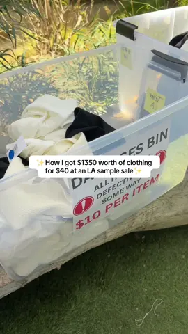 I got 4 items for $10 each and they reached ranged from $250-$450 regular price each.  This is why I love sample sales!  The brands I got were Anna Sui, Ciao Lucia, Paris Georgia, and Wyeth and I honestly wish I got more.  I also LOVE the items I got from Dissh.  Should I do a haul?! This was the Platform Sample Sale in Culver City.  Open today Aug 24 again from 11-3 📍 Platform 8850 Washington Blvd, Culver City, CA #samplesale #warehousesale #losangeles #culvercity
