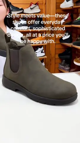 Men's Huxley Chelsea Boots - Goodfellow & Co #SteelToeBoots #ComfortableWorkBoots #PPE #bootformen #WorkShoes 