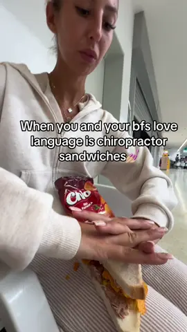 It takes a lot of care and love, not everybody is capable  #sandwich #chiropractic #skill 