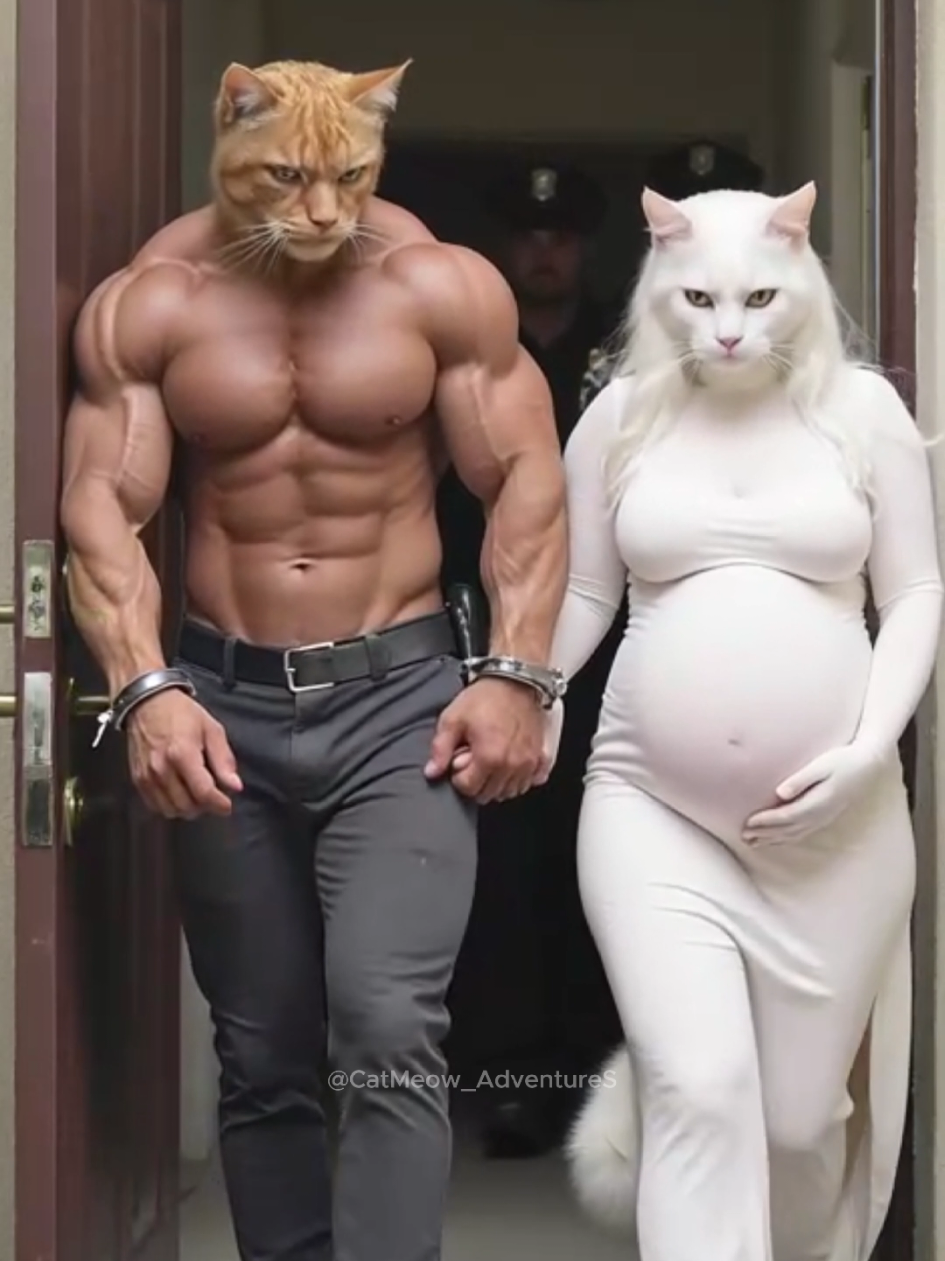 تم القبض على مياو وزوجته🚨.. شوف السبب الغريب! 🤯# #fyp #foryoupage #viral #trending #cat 