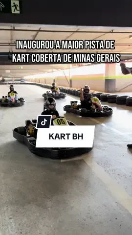 Inaugurou o Acelera Kart. A maior pista coberta de Minas Gerais no Shopping Estação @acelerabhkart 
