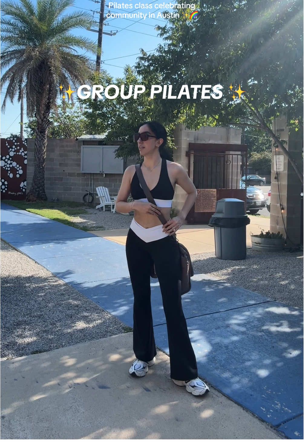 Your sign to try something new! First time trying a group Pilates class and outside in Austin!  Check out Pulse Atx hosted by Arnold Ruelas if you’re in Austin Texas 🤌🏼✨🎉 #pilates #matpilates #austintx #thingstodoinaustin #trysomethingnew 