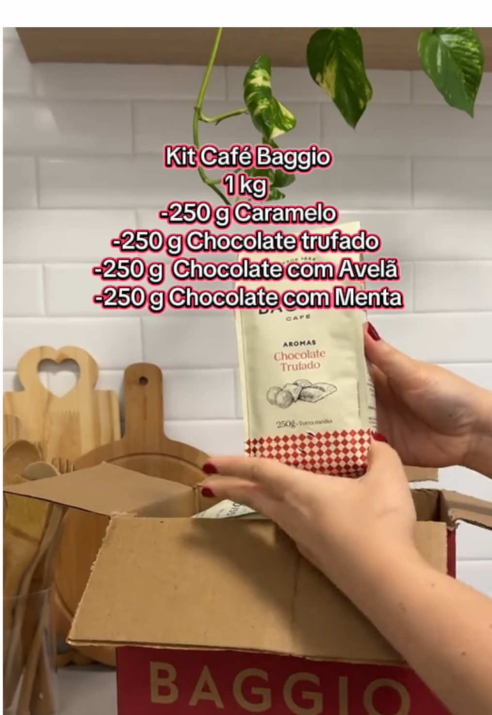 🔺Gostou? Comente“ EU QUERO” • Siga o @eu_achei_uai e não perca nenhuma novidade!   #café #baggiocafe #cafecomchocolate #kitcafe 