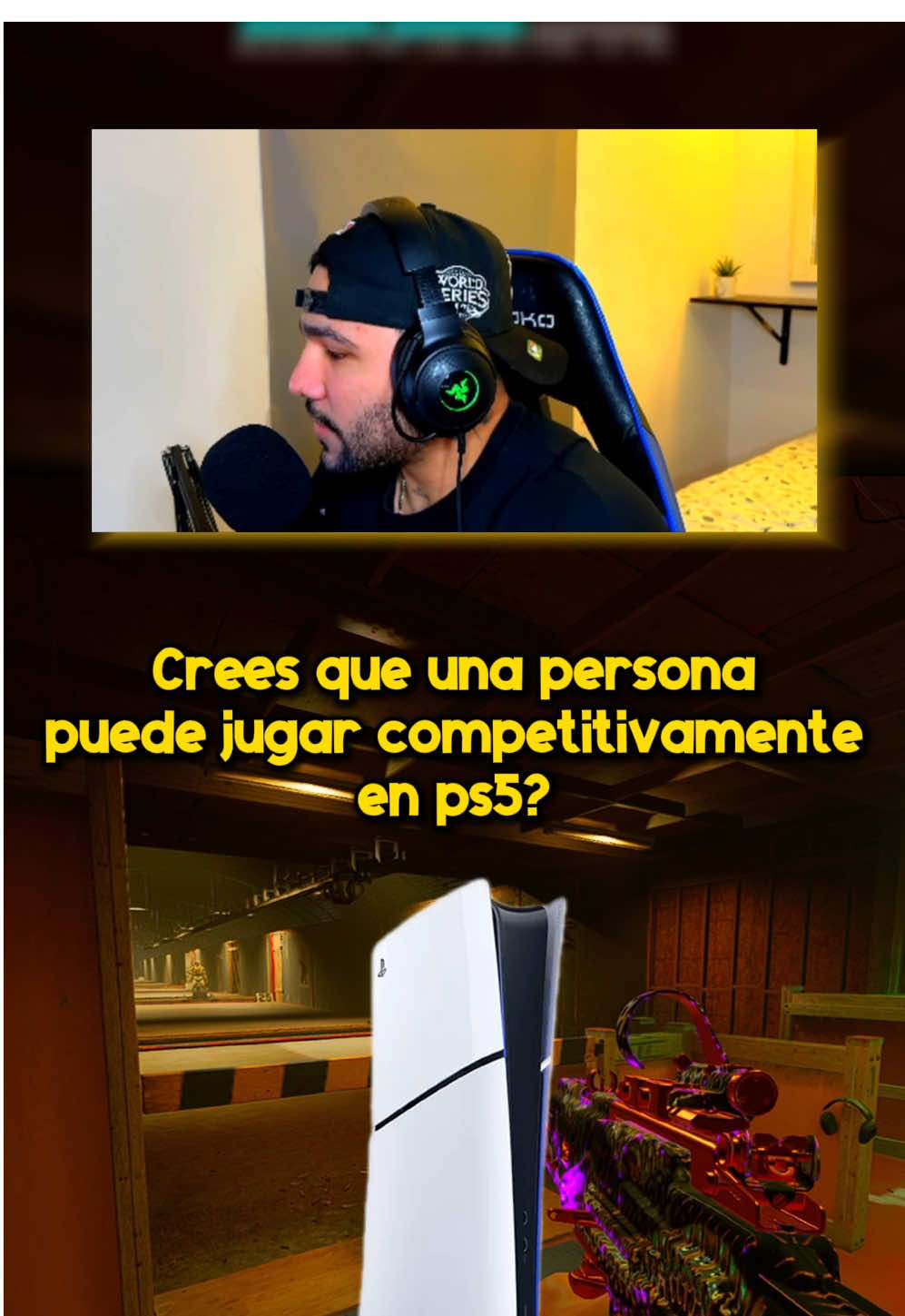 Se puede jugar competitivo desde ps5? Bueno rankes si, competitivo real no. #warzoneclips #warzone #ps5 #pc 