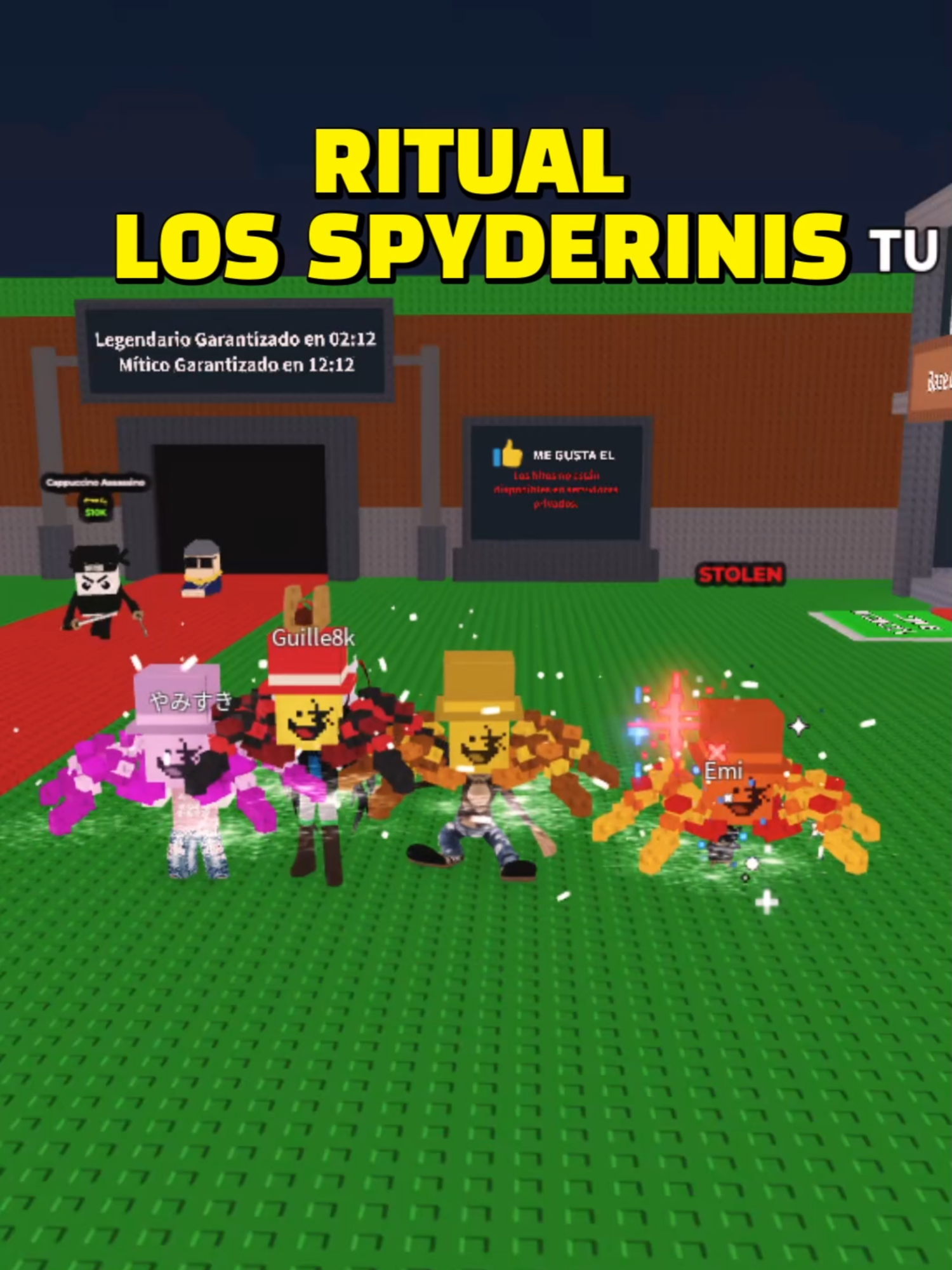 RITUAL LOS SPYDERINIS STEAL A BRAINROT