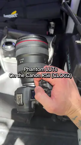 These LUTs were primarily designed for Canon Raw on the C70 (CL2 and 3) but they work great on the Canon mirrorless line as well. Particularly the R5ii which offers Clog 2 as a Pic Profile. #phantomluts #canonr5mkii #weddingtok 