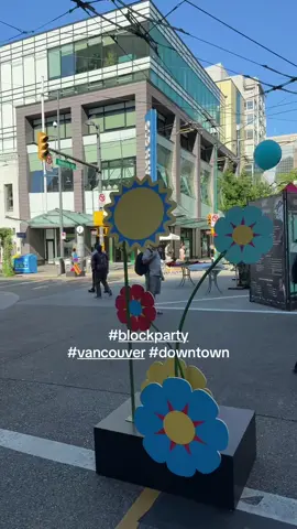 Block party #vancouver #downtown #citylife #fyp #Summer 