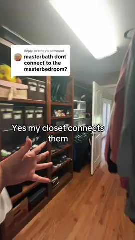 Replying to @cindy they are connected #housetour 