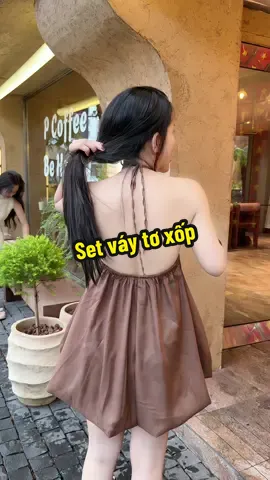 Set váy tơ.xốp 5 hoa #yenxinhxinh 