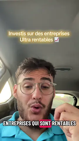 Investis sur des entreprises  Ultra rentables 📈