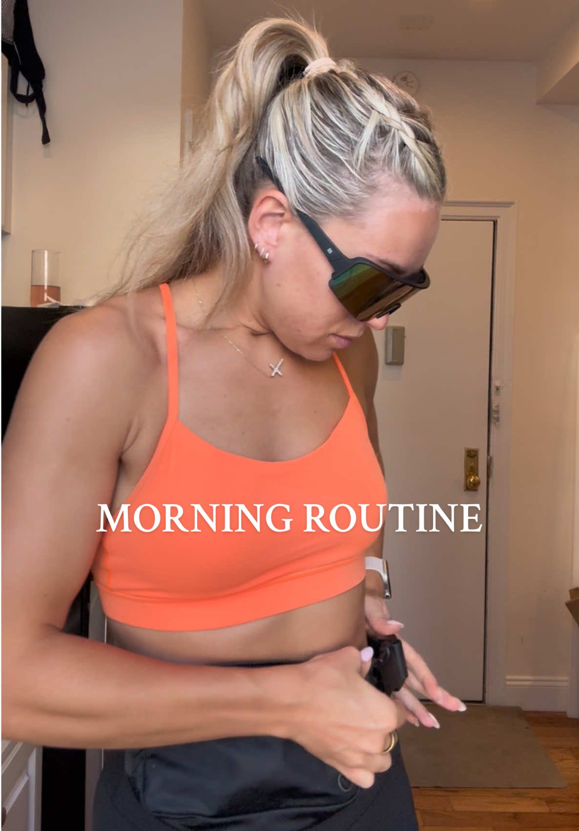 GRWM TO PREP FOR 12 MILES 🥲 #morningroutine #Fitness #marathontraining #grwm @Ultima Replenisher @HOKA @lululemon 
