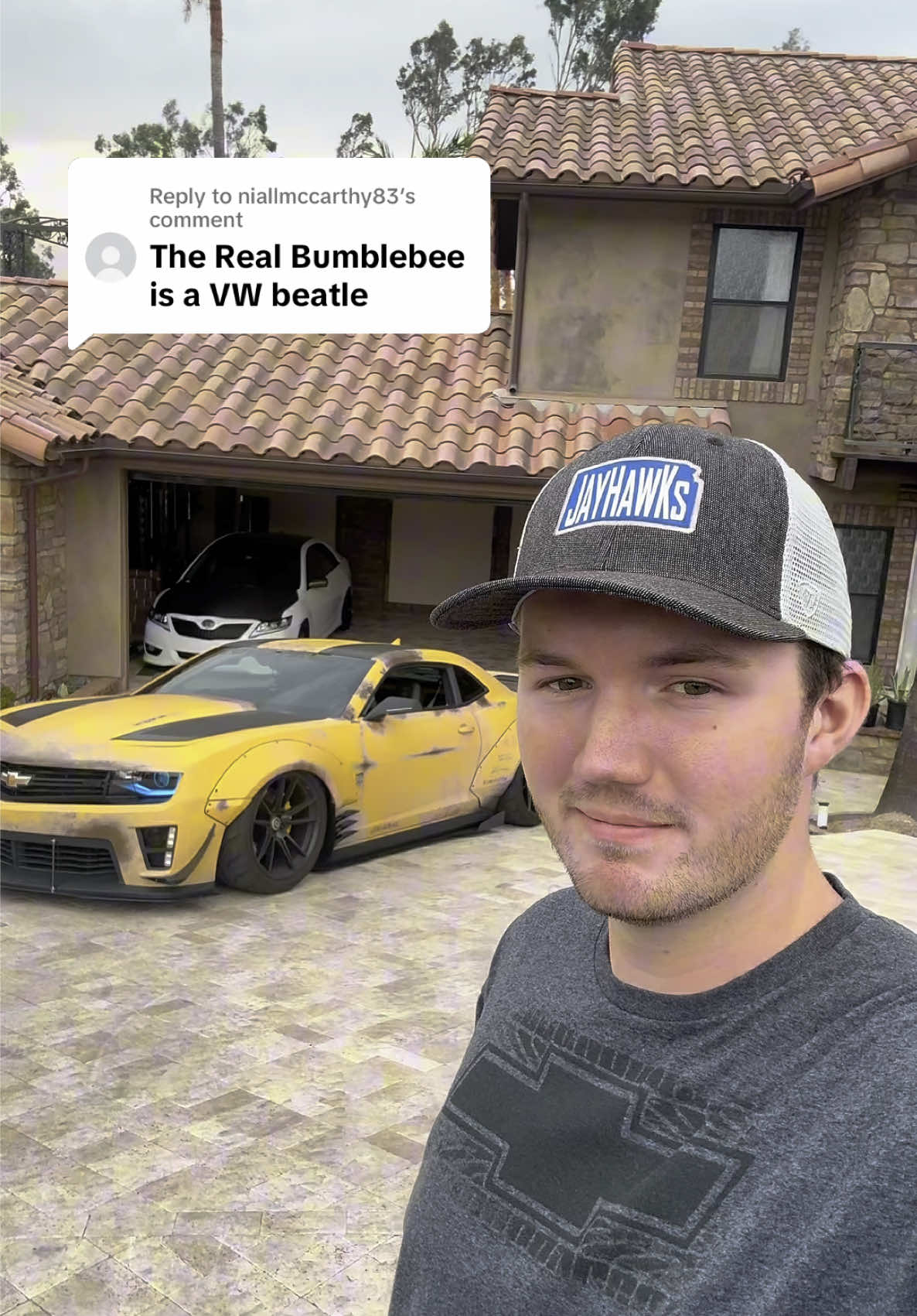 Replying to @niallmccarthy83 Bee scanned a new fit… 🐝👔 #chevy #camaro #transformers #autobots #bumblebee