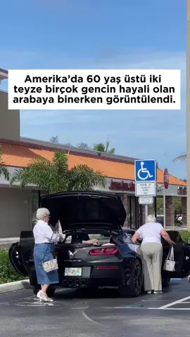 Hayatlarını yaşıyorlar diyebilir miyiz? #Amerika #teyze #araba