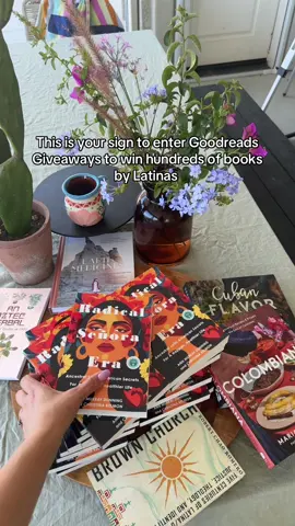 Thanks to @Goodreads and our publisher we are giving away 100 copies of our book Radical Señora Era (release date 9/30) - just click the link on our bio or head to Goodreads and add our book to your “want to read”list #BookTok #latinabooktok #goodreads #goodreadsgiveaway #bookgiveaways #radicalseñorabook #señoraera #señoralife 