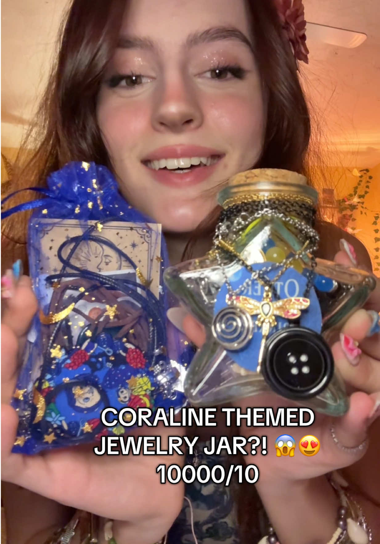 @ImiBrand INSANE JAR I LOVE 😍 #jewelry #jewelrygirl #mysteryjewelryjar #mysteryjewelry #coraline 