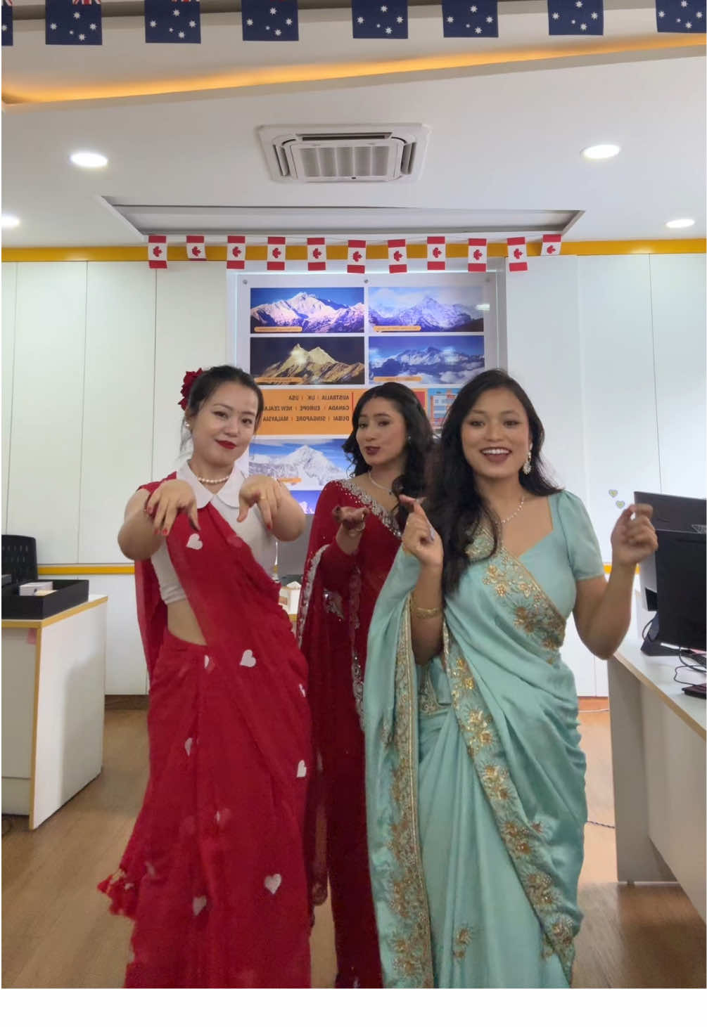 Just for the vibes😂 @Arbina Kharel @Rosy Manandhar #teejspecial #corporategirlies #fyppppppppppppppppppppppp #tiktoknepal🇳🇵 #teejoutfit 