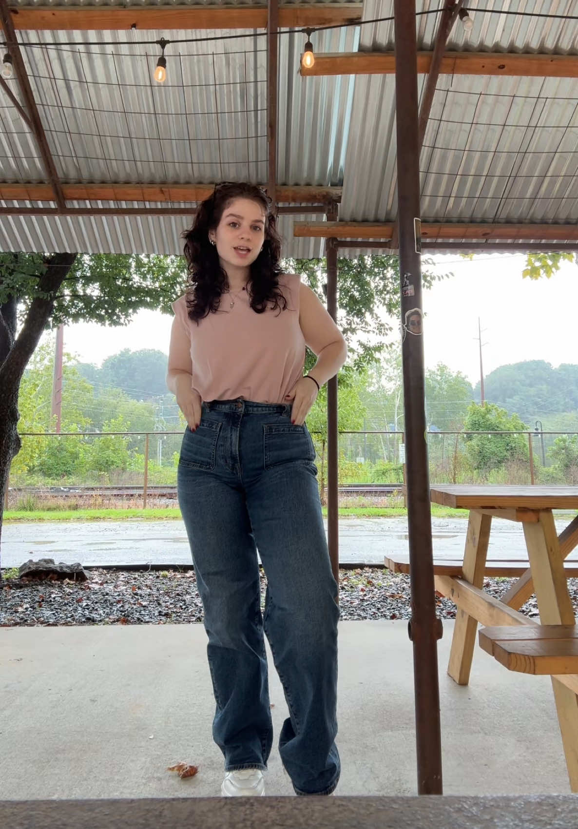 These jeans are a game changer #fitcheck #OOTD #midsizefashion 