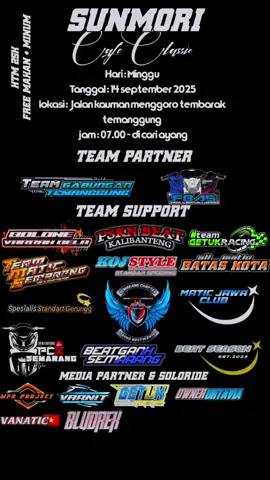 Ramaikan🔥 Minggu, 14 September 2025  Sunmori Cafe Classic, Temanggung  #maticproper #beatproper #beathedon #sunmoritemanggung  @tgt_16  @psknbeatkalibanteng  @beat_gank_semarang  @kojstyle7  @tobrut_54  @teammaticsmg 