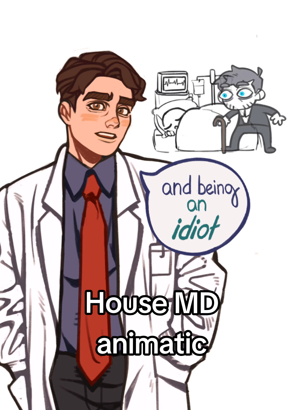 No, House, you can't inject a patient with liquid uranium using a comically large syringe. - Wilson and Cuddy, probably. House MD is an amazing show but my favorite part is it's fandom (and Hilson ofc hahaha) . I think it's time for more people to see it, so I make (animatic/fanart/meme?) Yeah. Go Hilson!  #housemd #animationmeme #gregoryhouse #jameswilson #fyp 