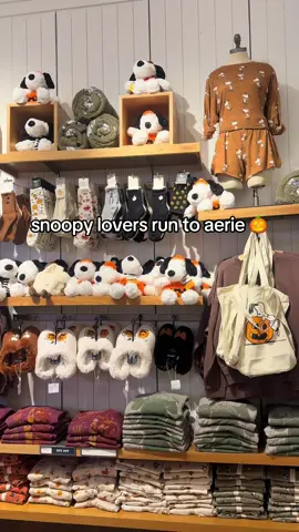 They had the cutest snoopy setup 🥰@American Eagle @aerie #americaneagle #snoopy #snoopyhalloween #snoopyfinds 