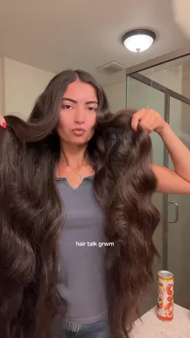 Hair talk grwm🌸✨☺️ #hairtok 