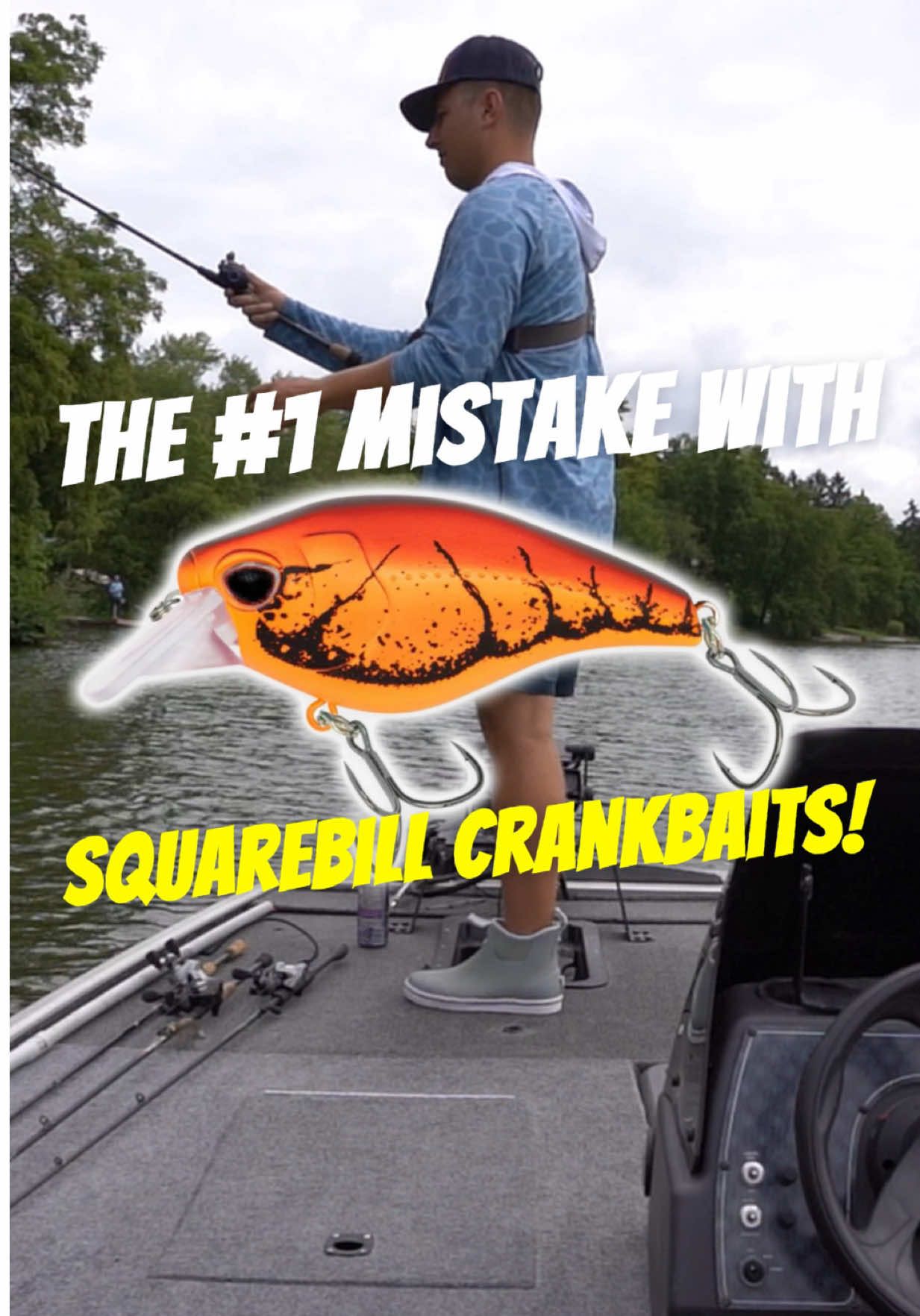 DO NOT Make this Crankbait fishing Mistake 🚫 #fishing #fishingdaily #fisherman #fishinglife #bassfishing 